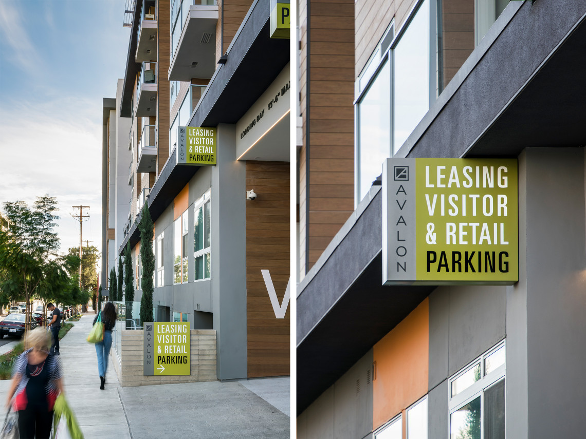 Avalon-Weho-5-apartments-parking-leasing-blade-wayfinding-sign-design