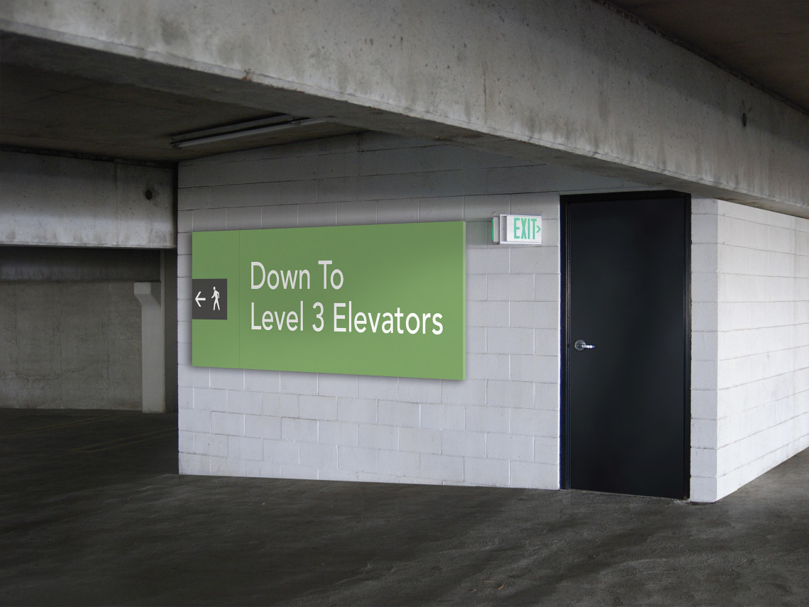 Century-Park-West-9-elevator-directional-sign