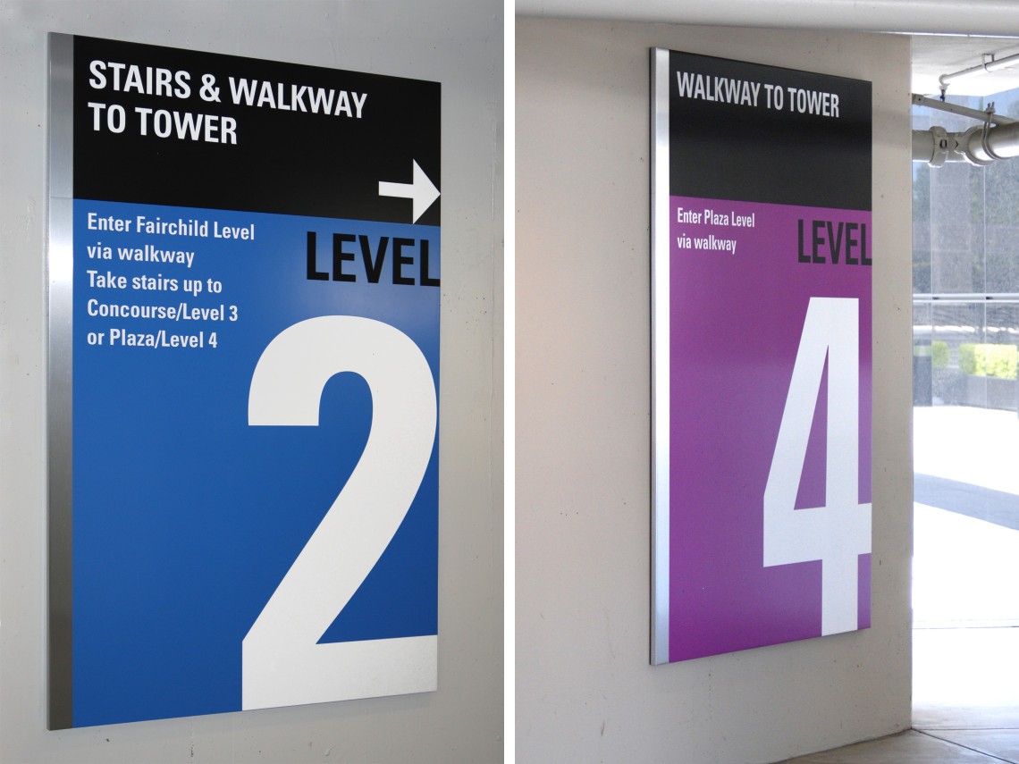 Newport-Gateway-6-pedestrian-directional-level-ID-signs