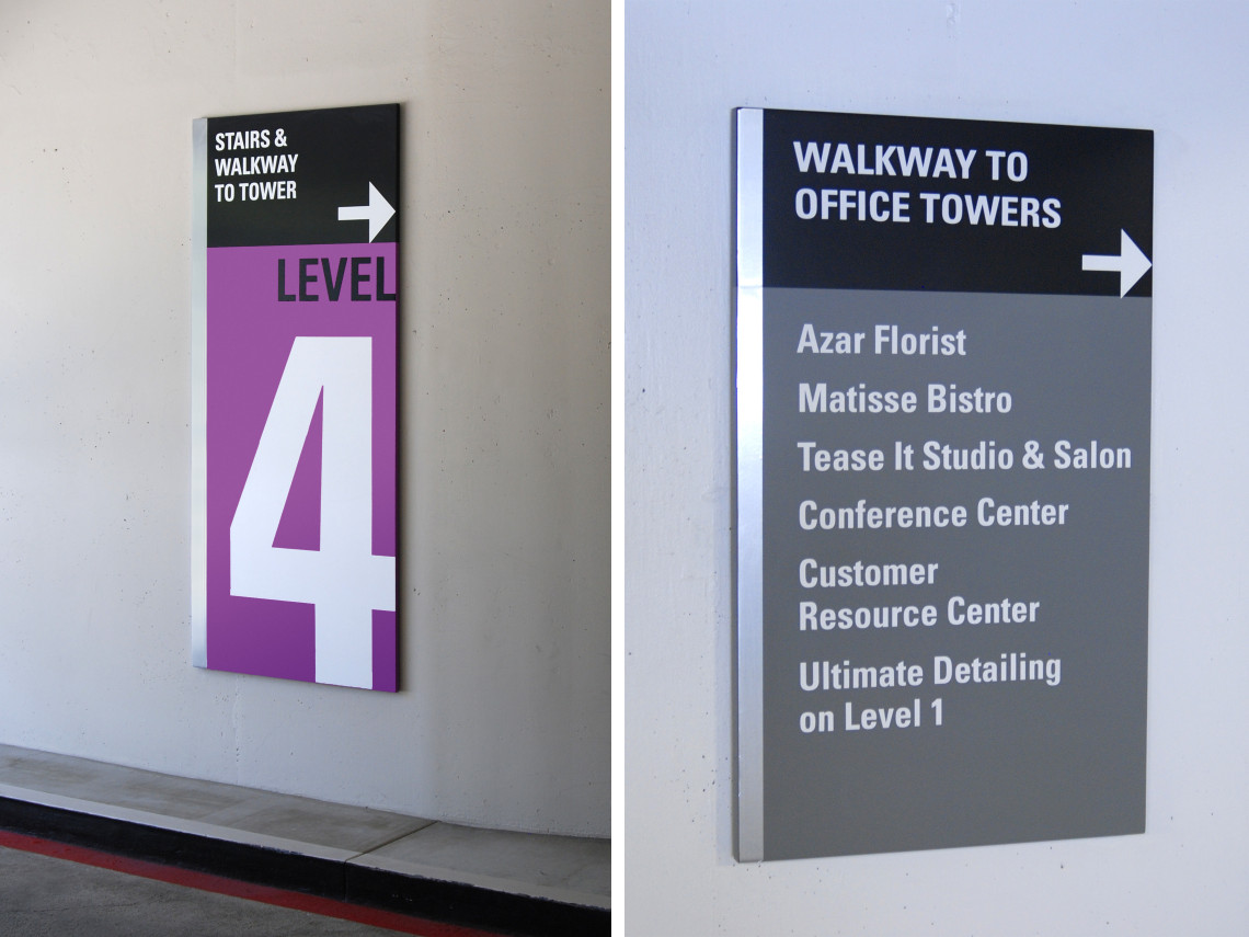 Newport-Gateway-7-pedestrian-directional-level-ID-signs
