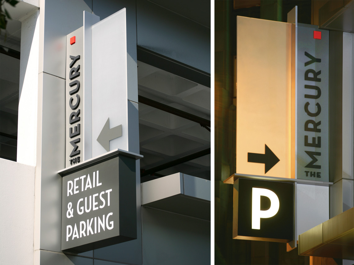 The-Mercury_2-retail-parking-entry-sign