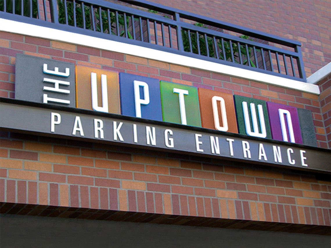 The-Uptown_4-parking-entry-wall-sign