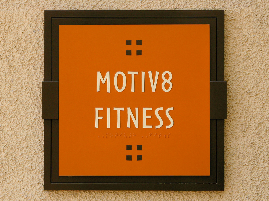 The-Village-10-fitness-center-wall-sign