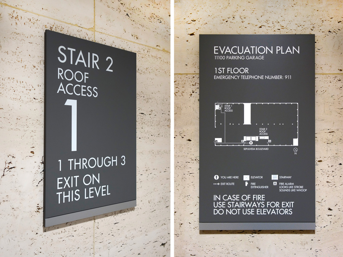 Westwood-Gateway_11-stair-level-evacuation-wall-signs