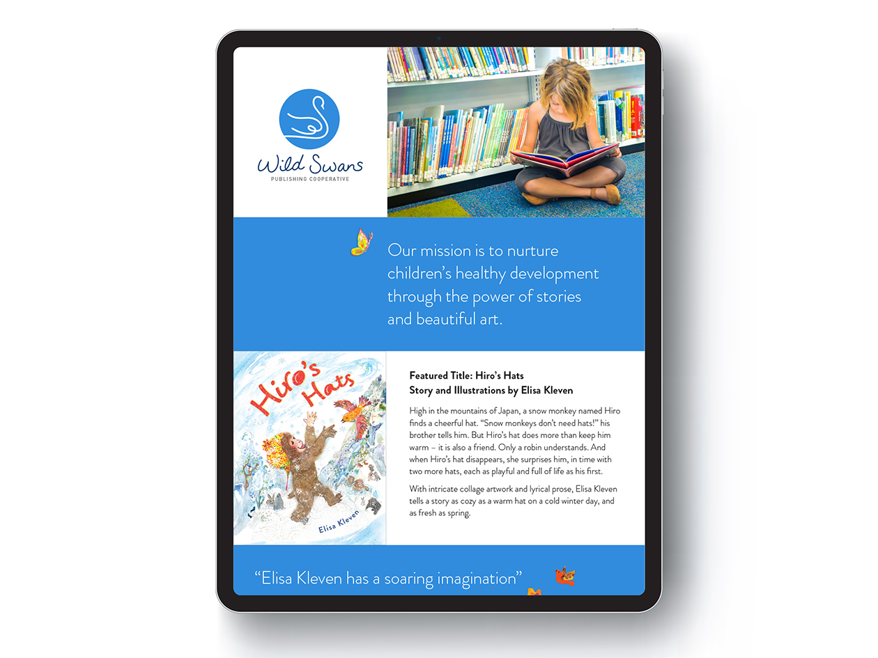 4-Wild-Swans-home-Web-Design-Children_s-Book-Publisher