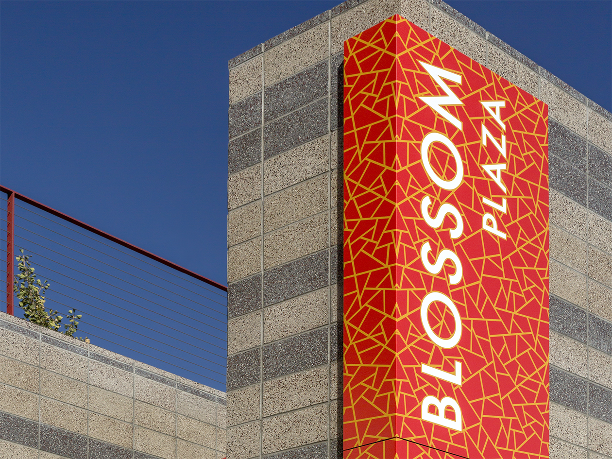 Blossom-Plaza-home-mosaic-tile-signage-design
